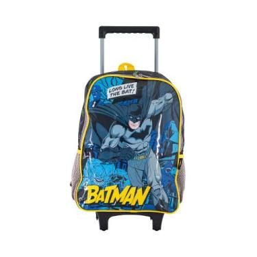 Imagem de Mochila Carrinho Azul Kids Batman  Luxcel, PRETO, UN