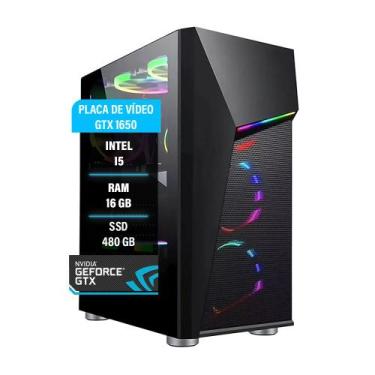 Imagem de Pc Gamer I5 9400 16Gb DDR4 GTX 1650 SSD 480GB - AMORIM TECH