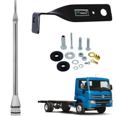 Imagem de Antena Móvel Marinox PX 2,70 metros Alongador Inox 60cm Suporte Diante