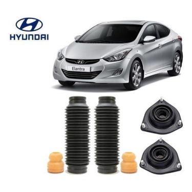 Imagem de Par Coxim Batente Coifa Amortecedor Dianteiro Elantra 2014 2015 2016 -