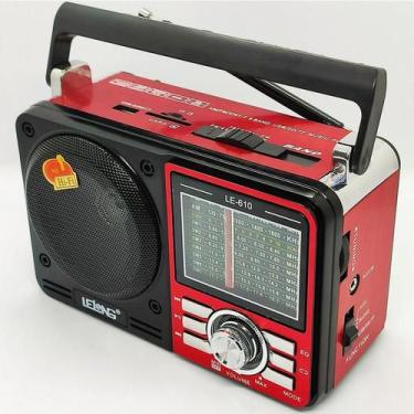 Imagem de Rádio Am/Fm/Sw Pendrive Micro Sd Recarregável - Lelong