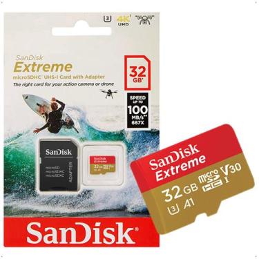 Imagem de Cartao de memoria sandisk extreme 4k 32gb
