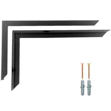 Imagem de Kit 2 Suporte Mão Francesa Cantoneira Reforçada Pia Prateleira 40Cm Pr