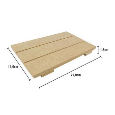 Imagem de Placa de Palete em Madeira Mdf 22 X 14 Cm - MAD. CARMINDO