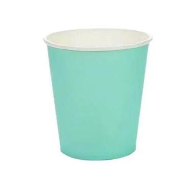Imagem de Copo Descartável 270ml Verde Água C/8 Unid. - Silves Festas