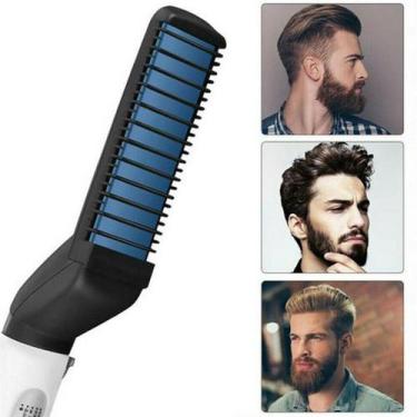 Imagem de Alisador De Barba E Cabelo Barbeiro Chapinha Hair Modelador - Yabox