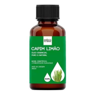 Imagem de Óleo Essencial Capim Limão 100Ml - Puro E Natural - Essência Do Brasil
