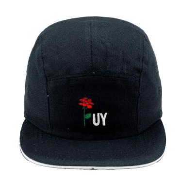 Imagem de Boné Five Panel Flor Skatista Use Young Varias Cores Masculino Feminin