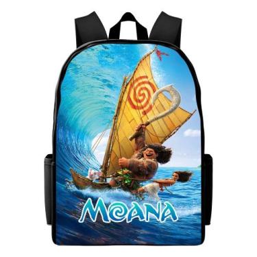 Imagem de Mochila Escolar Infantil Feminina Moana Juvenil Primeiro ano - Now Boy