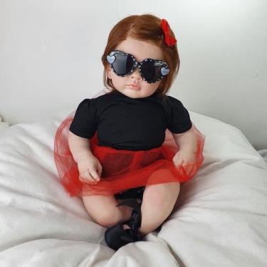 Imagem de Bebê Reborn Menina Ruiva Linda Com Enxoval - Mundo Azul e Rosa