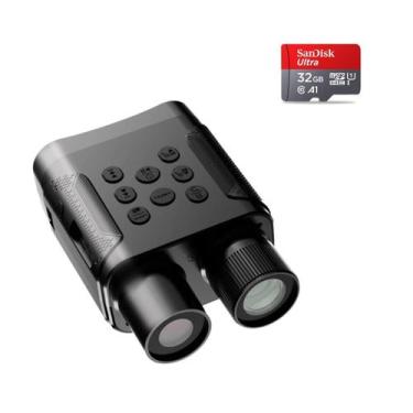 Imagem de Binôculo Visão Noturna Zoom Òptico 5x A80 1080p HD Até 1Km 32gb - Mike