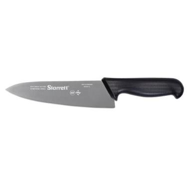 Imagem de Faca para Carne Lâmina Triangular Larga 20cm Preta Starrett BKB301-8