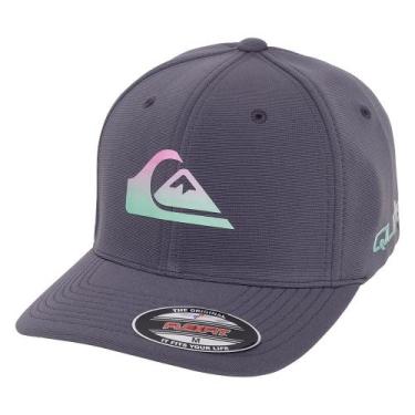Imagem de Boné Quiksilver Aba Curva Gradient Logo Spray SM25 Dark Grey, Tundora,