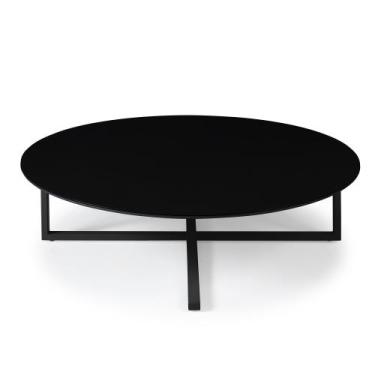 Imagem de Mesa Centro Papoula em Aço Carbono Preto - Drop mobiliário