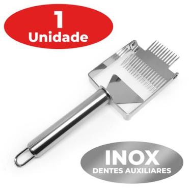 Imagem de Garfo Desoperculador Inox modelo Invertido c/ Ponta Auxiliar - Arboret