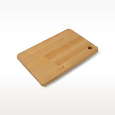 Imagem de Generic Tábua de corte de charcutaria para servir de madeira, pão, vegetais, tábua de cortar madeira de bétula, 2 variações de tamanho (30 x 20 cm), DLK-WBrd1