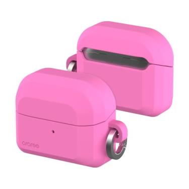 Imagem de araree Brio Capa de silicone premium macia e flexível à prova de choque para Samsung Galaxy Buds 3 / Buds 3 Pro com mosquetão, proteção total, carregamento sem fio, acessórios de fone de ouvido -