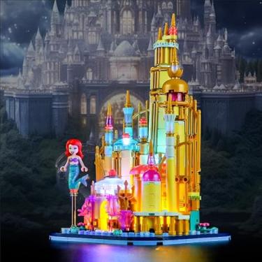 Imagem de Vaodest LED Light for Lego 40708 Disney Mini Ariel's Castle Set,Design and Configuration Compatible with Lego 40708 Model(LED Light Only, Not Building Block Kit)