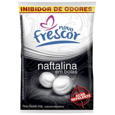 Imagem de Pedra Naftalina Bola Anti Traça Anti Mofo  21gr Novo Frescor Repelente