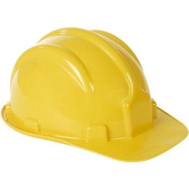 Imagem de Plastcor Capacete Epi Segurança Proteção Trabalho Cor Amarelo