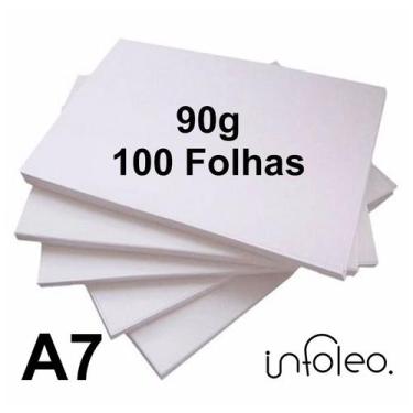 Imagem de Papel Offset A7 90g Branco - 100 Folhas - Chambril