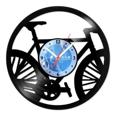 Imagem de Relógio De Parede Disco Vinil Diversos - Bicicleta - VDI-031 - Moderna