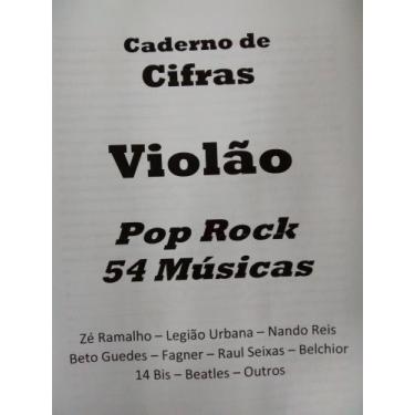 Imagem de Apostila de Cifras para Violão Pop/Rock - 54 Músicas