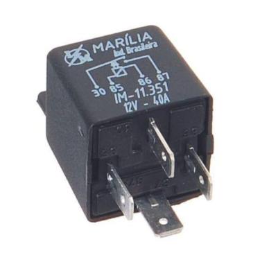 Imagem de Rele auxiliar 12v 40a 4 terminal inais - im11351 - MARILIA