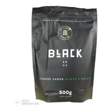 Imagem de Erva Matte Para Terere Sabor Menta E Boldo Black Boudo Bom - Alex Impo