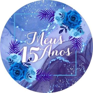 Imagem de Painel Redondo C/ Elástico 1,50m 15 Anos - Fadrix