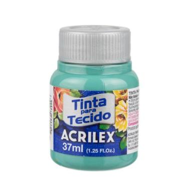 Imagem de Tinta Para Tecido 37 ML Acrilex Fosca Pintura Artesanato - Metallica A
