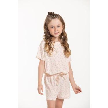 Imagem de Conjunto Pijama Infantil Menina Malha Viscolycra - Metida Moça, 02, Es