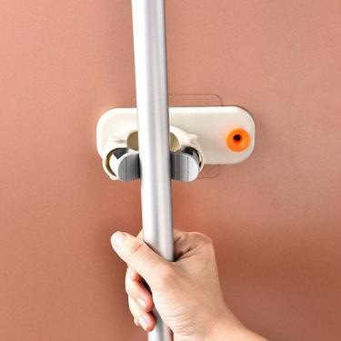 Imagem de Suporte Organizador Gancho de Vassoura Rodo sem Furar Parede - Yaay