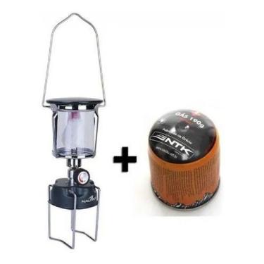 Imagem de Lampião Strike A Gás Com Regulagem + 1 Refil De Gás 190gr - Nautika, P