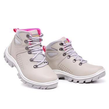 Imagem de Bota Feminina Coturno Arizona Couro Legitimo Conforto - Master Boots, 