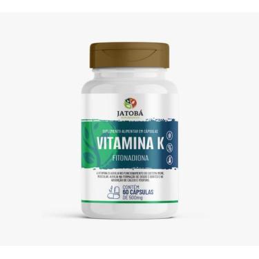 Imagem de Vitamina K2 60 Cápsulas - Jatobá Produtos Naturais
