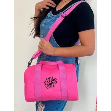 Imagem de Mala Nylon Academia - AnticardioCardioClub - Bolsa para Homens e Mulhe