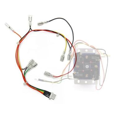 Imagem de 2pcs Arcade Harness 0.187" Joystick Microswitch Terminals 8pin 2Pin to 5pin Conversion Harness for Jamma MAME Bartop
