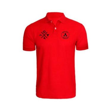 Imagem de Camiseta Mininu Bruto Gola Polo Agro Pecuaria Marca Country Vermelho, 