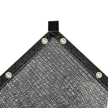 Imagem de Tela Sombrite Preto 70% Para Horta Plantas Orquidea 4X1 Bainha/ilhós -