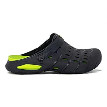 Imagem de Babuche Boaonda Ortopedico Masculino Clog Ravi Macio Leve, Verde, 40
