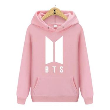 Imagem de Blusa de Moletom Canguru BTS I - Wess Store, Branco, P