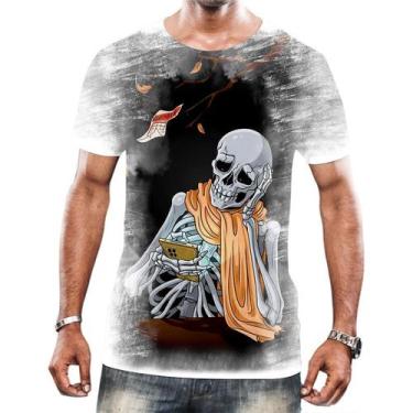 Imagem de Camiseta Camisa Arte Tumblr Esqueletos Caveira Ossos Moda 3 - Enjoy Sh