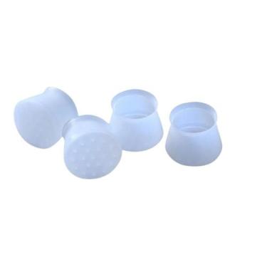 Imagem de Kit Protetor Para Pés De Cadeira Silicone 8 Peças - Bene Casa