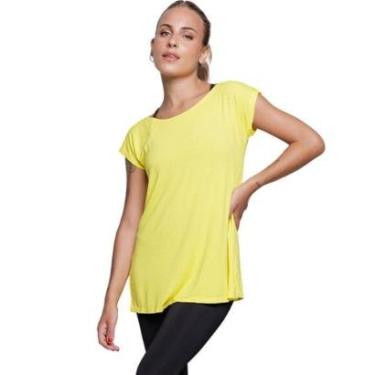 Imagem de Blusa Marcela Fitness Lisa Bella Fiore Manga Curta Roupa Para Academia Treino Moda Feminina-Feminino