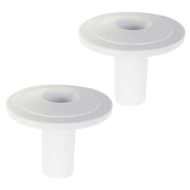 Imagem de Kit 2 Bucha Passagem De Fios Acabamento Para Cabos Em Parede Moveis Re