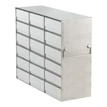 Imagem de Freezer Rack Solutions USA UF-362-81 Rack vertical para freezer com caixa e divisor (81 células), caixa 3 x 6