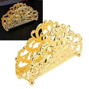 Imagem de Organizador de Guardanapos Em pé, Material de Ferro Anticorrosão Versátil Usa Suporte de Guardanapo de Mesa de Construção de Metal Robusto para Restaurante de Hotel (padrão