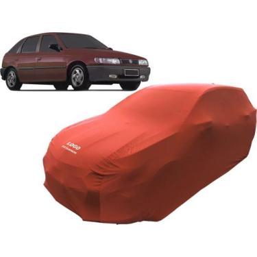 Imagem de Capa Automotiva Volkswagen Pointer Tecido Helanca Cor Preta - Mz, Verm