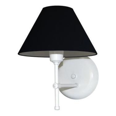 Imagem de Arandela De Parede em Alumínio e Cúpula de Algodão Para Sala, Quarto C